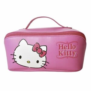 NWT! Hello Kitty Large  Make up Case Cosmetic Bag Travel